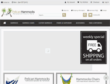 Tablet Screenshot of pelicanhammocks.com